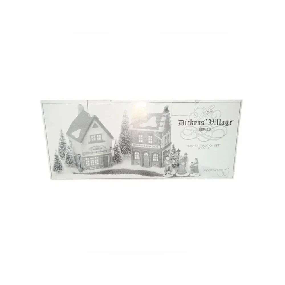 Dept 56 Dickens Village Start a Tradition Set 58327 1995 Retired READ